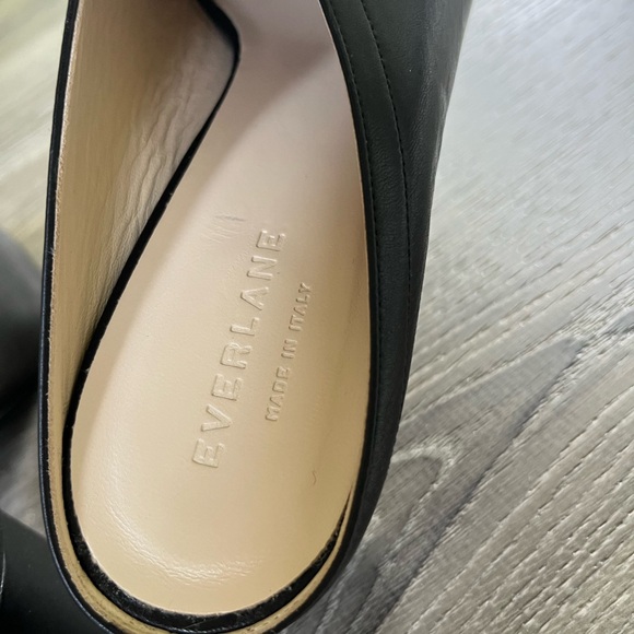 Everlane Black Leather Mules with Polished Finish - Picture 5 of 7